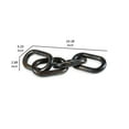 thumbnail image 5 of Delby Tabletop Sculpture Home Decor, Wood Link Chain, Distressed Black, 5 of 5