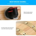 thumbnail image 2 of HEATSHAKING Vintage Bucket Wine Barrel Hand Made Design 1Set 7.9X6.3X6.3In, 2 of 8