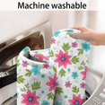 thumbnail image 5 of Pioneer Flower Floral Print Pattern Bathroom Rugs Mat, Non Slip Microfiber Bathroom Rug with Rubber Backing, Soft Mats for Bathroom Floor Tub Shower, 20"x32", 5 of 5