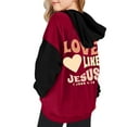 thumbnail image 3 of lnmuld 2 Piece Girls Boys Outfits Casual Outfit Set Warm Long Sleeve Hoodie Pullover and Pants Kids Sweatsuit Size:4-5 Years, 3 of 8