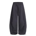 thumbnail image 4 of Resicozy Wide Leg Sweatpants for Women High Waisted Baggy Sweat Track Pants Drawstring Casual Lounge Pants with Pockets Dark Gray XL, 4 of 6