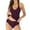 Purple womens swimsuits, variant on Swimsuit for Women 2024 Pimelu One-Piece Swimsuit for Women Bathing Suit for Women Sexy Deep V Neck Slim Fit Halter Swimsuit Summer Beach Solid Backless Push up Swimwear