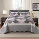 thumbnail image 1 of HoneiLife Juego de ropa de cama King Quilt – Juego de edredón de microfibra de 3 piezas, colchas ligeras, colchas reversibles, funda de cama retro, edredón tamaño King para todas las estaciones, color, 1 of 5