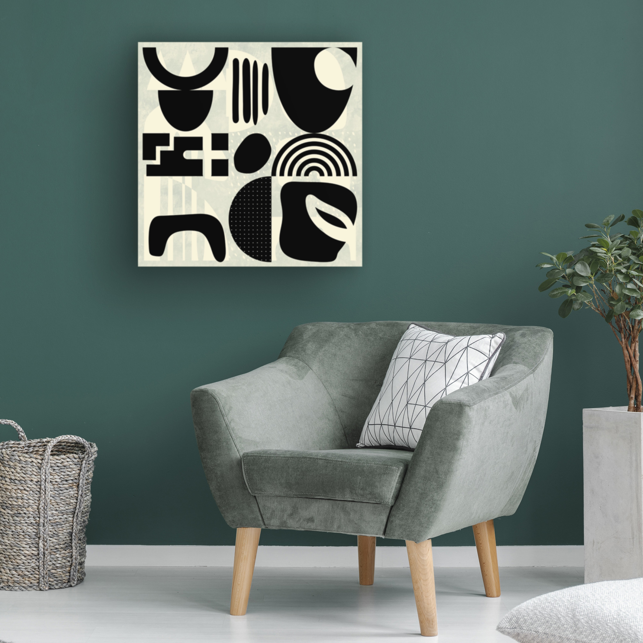 Trademark Fine Art Ana Rut Bre Quadrate Sw1 Canvas Wall Art