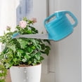 thumbnail image 2 of Regadera de jardín con cabezal de aspersor, bote de agua con boquilla larga y moderna para jardinería, al aire libre, patio y césped 2.5L Azul, 2 of 8