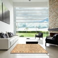 thumbnail image 7 of Ahgly Company Machine Washable Indoor Rectangle Abstract Orange Area Rugs, 5' x 7', 7 of 7