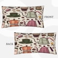 thumbnail image 3 of Bingfone Vintage Coffee Printed Pillowcase 20x36 inches - Standard Pillow Cases with Envelope Closure,Gifts for Women Men, 3 of 9