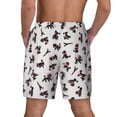 thumbnail image 4 of Daiia Poodle Dog Mens Swim Trunks Swim Shorts Quick Dry Swim Shorts with Mesh Lining Pockets-3X-Large, 4 of 9