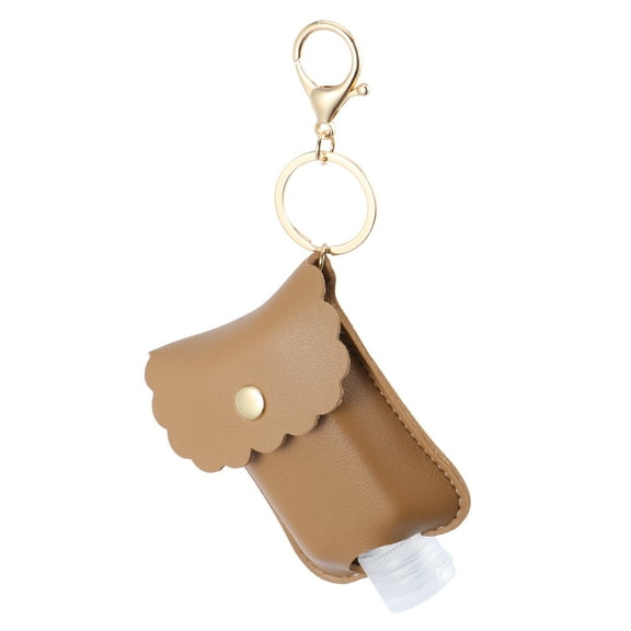 Masteelf  Toiletry Bottles Approved Disinfectant Fluid Cover Keychain Container Travel