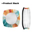 thumbnail image 3 of HELLHERO Marble Pattern Seat Back Covers Seat & Back Covers and Easy Fit for Home and Suitable for Parks (Warm-toned), 3 of 7