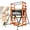 6.56ft, variant on Electric Scaffolding Lift Platform, 880lbs Capacity, 16.4FT Motorized Scaffold Platform with Remote Control for Roof Repairs and Tree Construction (CE Certification)