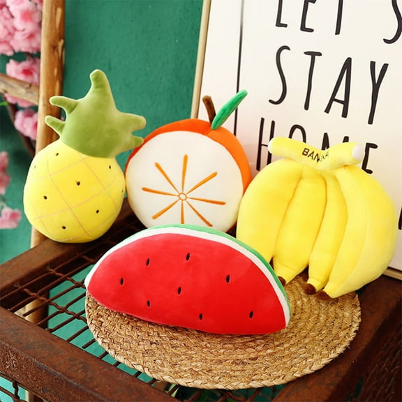 OATIPHO Adorable Orange Fruit Shape Cushion Washable Plush Back Pillow for Sofa