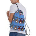 thumbnail image 3 of Kdxio Cute Bunny Print Drawstring Backpack Bag,Waterproof Draw String Back Sack, Gym Drawstring Bags Swim Bag For Unisex, 3 of 9