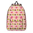 thumbnail image 1 of Funny Vintage Donut Lover School Backpack, Sweet Donut and Coffee Pattern Large Capacity Travel Bag Comfortable Carrying, 1 of 5