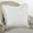 Ivory, variant on Saro Lifestyle Ruffled Linen Down Filled Throw Pillow