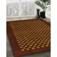 thumbnail image 2 of Ahgly Company Indoor Rectangle Abstract Maroon Red Checkered Area Rugs, 2' x 3', 2 of 6