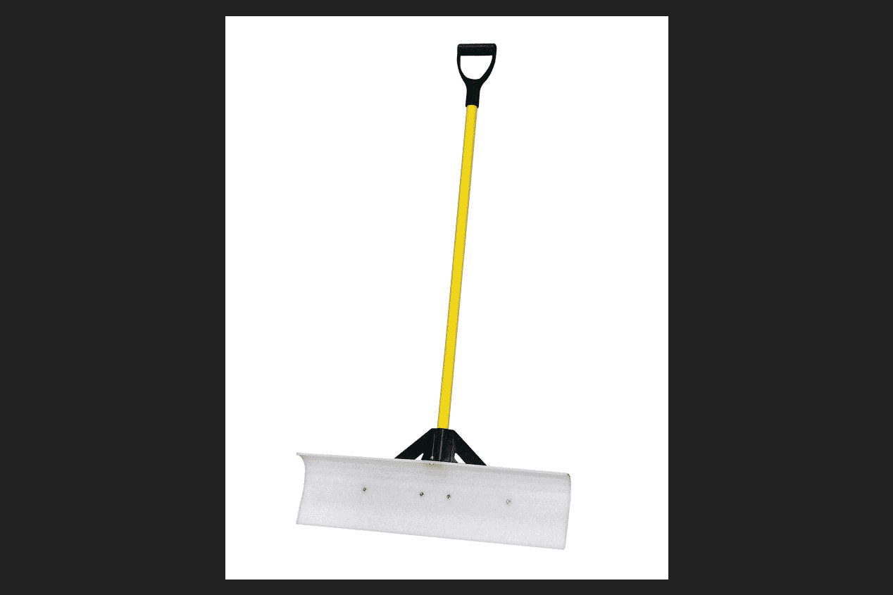 THE SNOWPLOW Original 30 Inch Blade Snow Pusher Shovel with Handle