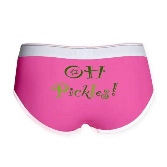 CafePress - Oh Pickles Women's Boy Brief - Women's Novelty Briefs, Size S-XL