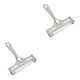 thumbnail image 1 of Toystoory Cortador de mantequilla ajustable: liviano y portátil para cortar mantequilla de manera conveniente Rebanador de queso duradero Plata Plata esmerilada 2piezas, 1 of 4