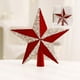 thumbnail image 4 of Adorno de estrella para la punta del árbol de Navidad | Decoración colgante de plástico rojo | Bola festiva de 7,87 pulgadas para árbol de Navidad | Adorno navideño duradero para la repisa del, 4 of 6