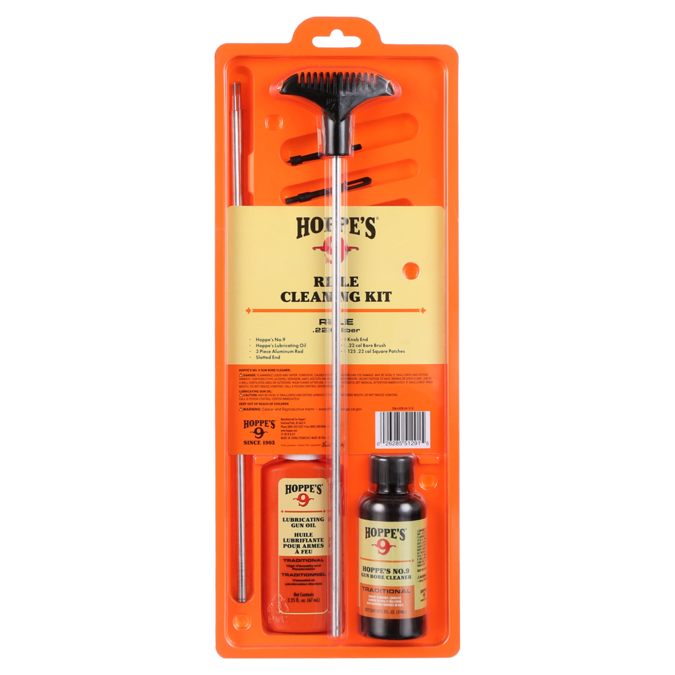 Hoppes Clamshell Kit w/Aluminum Rod