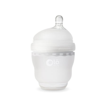 UPC: 0789185886554 | Olababy GentleBottle Silicone Baby Bottle – 4oz Frost