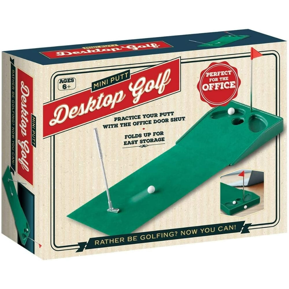 Desktop Mini Golf Game Indoor Mini Golf Set for Home, Office Relaxing
