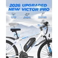 thumbnail image 6 of QNUT Full Aluminum Electric Bike for Adults & Teens, Peak 750W, Upgraded Adjustable Handlebars, 21-Speed Commuter E-Bike with Dual Disc Brakes, 40-Mile Range, for mountain & Commuter (Dawn Glide), 6 of 9