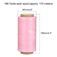 thumbnail image 2 of Unique Bargains 186 Yards 210D/1mm Leather Sewing Thread Polyester Waxed Cord, Light Pink, 2 of 5