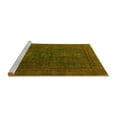 thumbnail image 2 of Ahgly Company Machine Washable Indoor Rectangle Abstract Yellow Modern Area Rugs, 8' x 12', 2 of 4