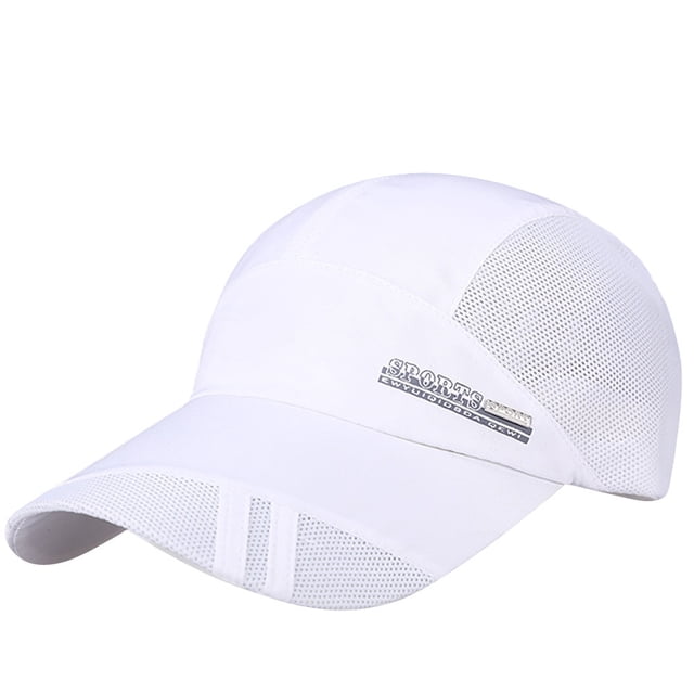 Adult Mesh Hat Quick-Dry Collapsible Sun Hat Outdoor Sunscreen Baseball Cap WH