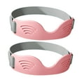 thumbnail image 4 of 2 correas para tendón rotuliano, rodilleras ligeras y cómodas, estabilizadoras de banda rotuliana para correr, bádminton, senderismo y gimnasio. Rosa, 4 of 8