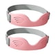 thumbnail image 4 of 2 correas para tendón rotuliano, rodilleras ligeras y cómodas, estabilizadoras de banda rotuliana para correr, bádminton, senderismo y gimnasio. Rosa, 4 of 8