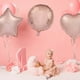 thumbnail image 4 of Conjunto de globos de papel de aluminio Wosthever Oro Rosa 18 Pulgadas, 4 of 6