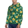 thumbnail image 3 of Fotbe Men's Hoodie with Tropical Fruit Pattern - Kangaroo Pocket Pullover Hooded Sweatshirt, Perfect for Daily Wear, Travel, and Home-Medium, 3 of 7