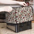 thumbnail image 7 of Fotbe Dark Enchanted Flowers And Birds for Four Slice Toaster Cover, Fingerprint Protector, Super Soft Appliance Cover And Dust Cover,Bread Dust Cover & Fingerprint Protection, 7 of 7