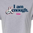 thumbnail image 3 of Barbie The Movie - I Am Kenough - Juniors Cropped Cotton Blend T-Shirt, 3 of 5