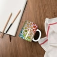 thumbnail image 4 of Yiaed Rainbow Glitter Print Ceramics Coffee,Large Handle Design,Extra Large Tea and Coffee Cup for Office and Home Mugs, 4 of 6