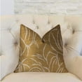thumbnail image 2 of Plutus Mira Mirage Gold Luxury Throw Pillow - Gold - 12in. x 20in., 2 of 3
