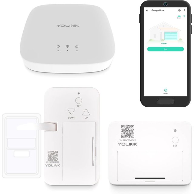 YoLink Smart Garage Door Solution Kit Convert Any Garage Door to