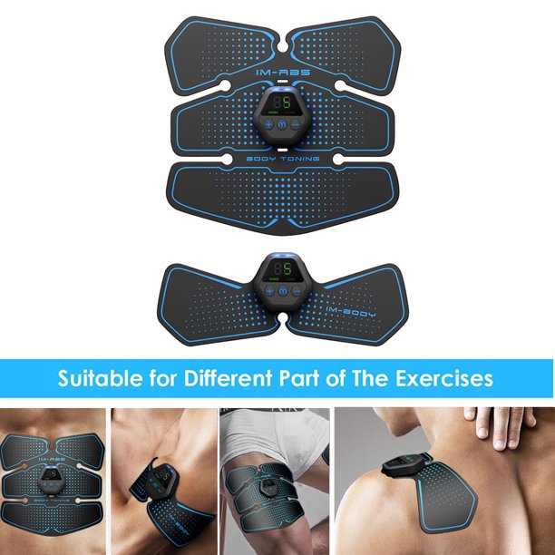 Pegatinas de masaje de Tóner para entrenamiento Abdominal estimulador muscular inteligente Likrtyny EMS entrenador para hacer ejercicio decoración cómoda