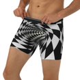 thumbnail image 2 of Rocae 3D Vortex Illusion for Stretch Moisture-Wicking Underwear,Men's Underwear Boxer Briefs Small, 2 of 9