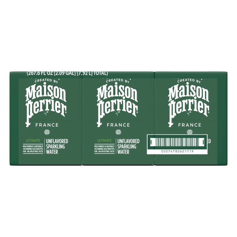 Maison Perrier Ultimate Unflavored Sparkling Water, 11.15 fl oz, 24 Pack photo 8