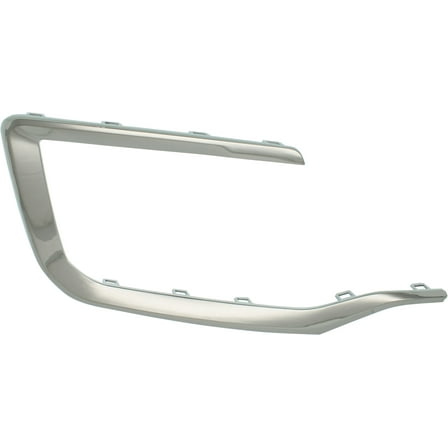 Bumper Trim Compatible With 2016-2017 GMC Terrain Front, Right Passenger Chrome