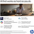 thumbnail image 2 of HP OmniBook Laptop, 17.3" FHD Touchscreen, Intel Core Ultra 7 256V, 16GB RAM 1TB SSD, Backlit Keyboard, Wi-Fi, Bluetooth, Windows 11 Pro , Silver, 2 of 9