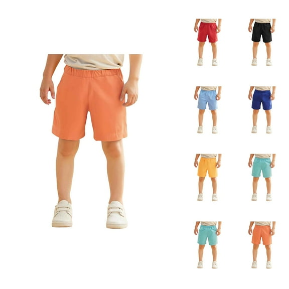 Boys' Shorts Toddler Shorts Toddler Boys Girls Solid Sport Shorts Kids Casual Shorts