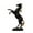 Black-BK-home supplies, variant on LEFTHIGH Home Black Resin Horse Sculpture Desktop Decoration Ornament 1 Piece for Bookshelf Office or Home Measuring 11.61x8.66x2.95 Inches Holiday Gift