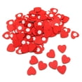 thumbnail image 1 of 200 Pegatinas de madera en forma de corazón Yashi autoadhesivas para decoración de habitaciones rojo, 1 of 5