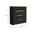thumbnail image 3 of Bedroom Furniture Set in Black / Hassle - free Assembly with QR Code Guides, 3 of 4