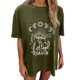thumbnail image 1 of Blusa de manga corta de verano con estampado de sol y luna gótica vintage para mujer Pompotops hfajkhk140655, 1 of 1